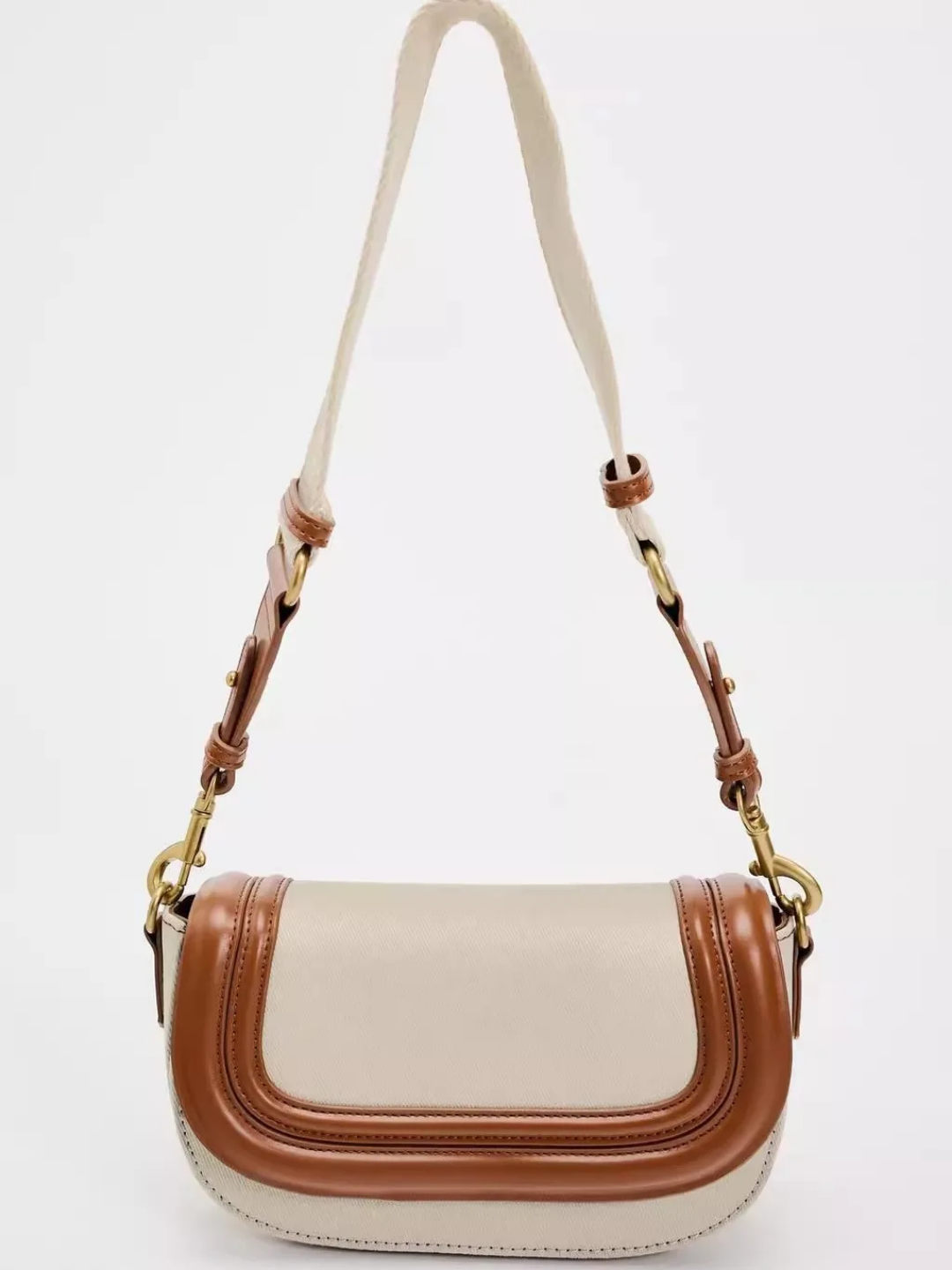 Aria Crossbody- Tan & Beige