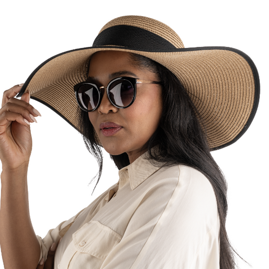 Lira Wide Brim Hat with Bow