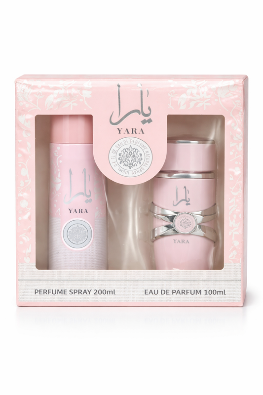 Lattafa Yara Pink Perfume and Body Spray Set