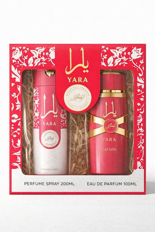 Yara Lattafa Candy Perfume and Body Spray Set